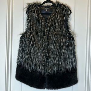 Faux fur vest